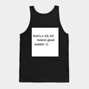 Professional Dog Rating Tank Top